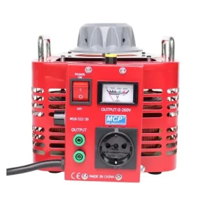 Extra sleva - Autotransformátor MCP M10-522-30, 3000VA (12A), rozsah 0-250V