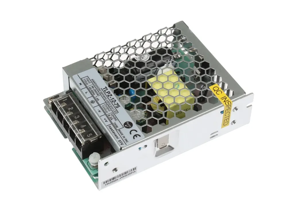 Právě přidáno - LED zdroj 12V 75W vnitřní TLPZ-12-75