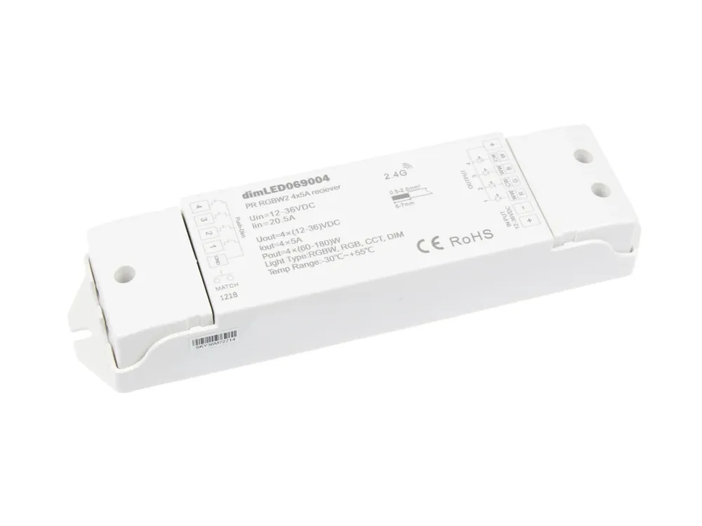 Přímo z výroby - Přijímač dimLED PR RGBW2 4v1