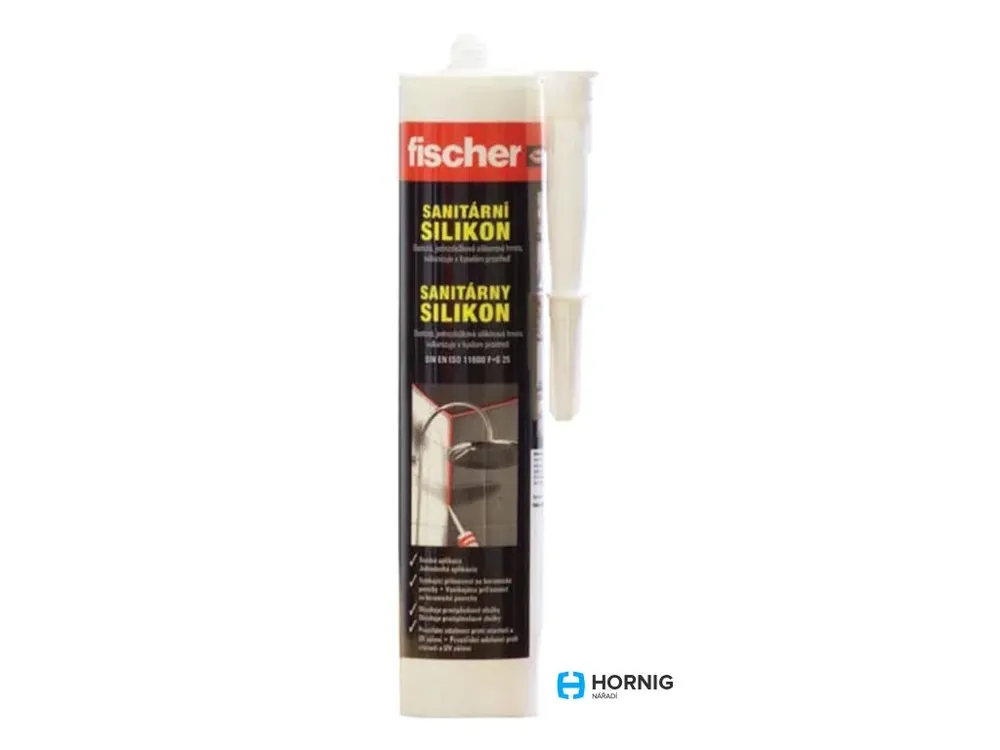 Silikon sanitární 310ml, Bílý FISCHER 525018 - Objednat nyní