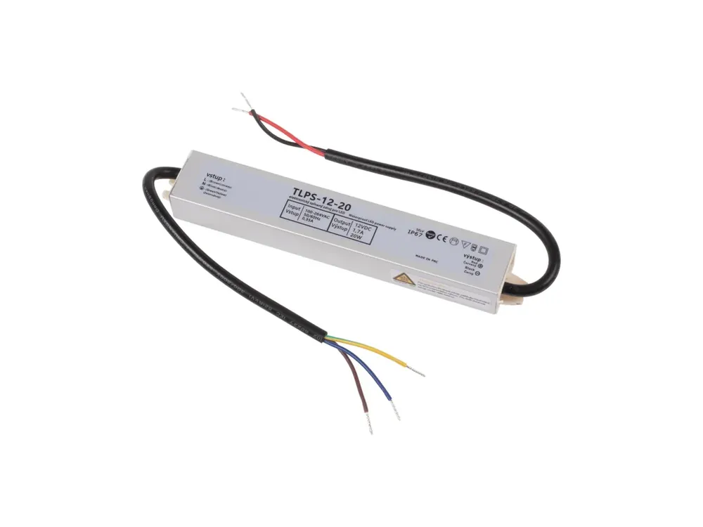 Skvělá nabídka | LED zdroj 12V 20W IP67 TLPS-12-20