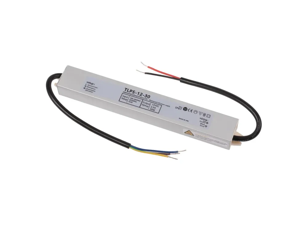 LED zdroj 12V 30W IP67 TLPS-12-30 | Přímo z továrny
