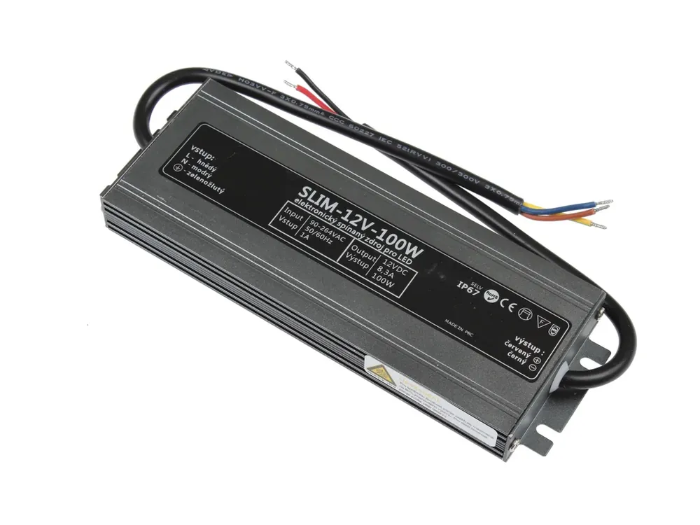 LED zdroj 12V 100W SLIM-12V-100W | Zbývá jen pár kusů