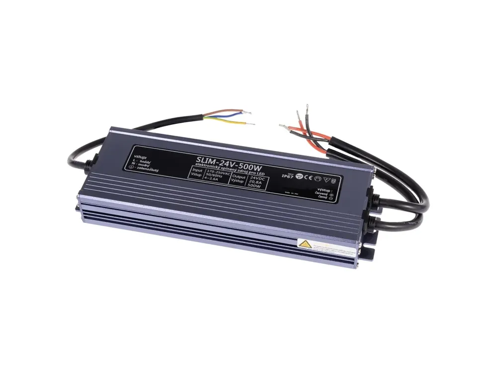 LED zdroj 24V 500W SLIM-24V-500W - Doprodej