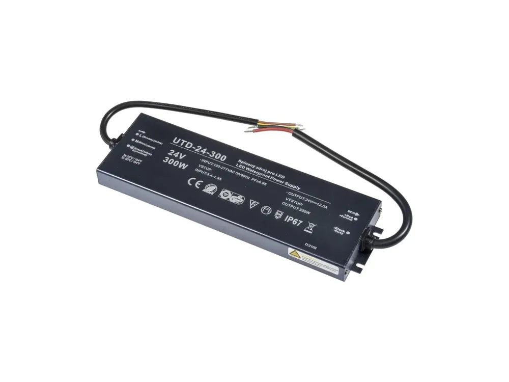 Právě dorazilo | LED zdroj 24V 300W UTD-24-300 Záruka 5 let