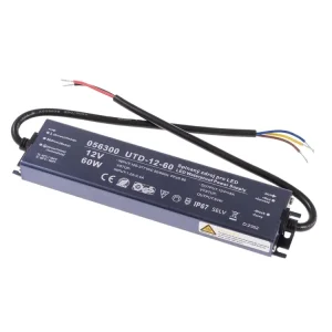 Čerstvá novinka - LED zdroj 12V 60W UTD-12-60 056300 T-LED