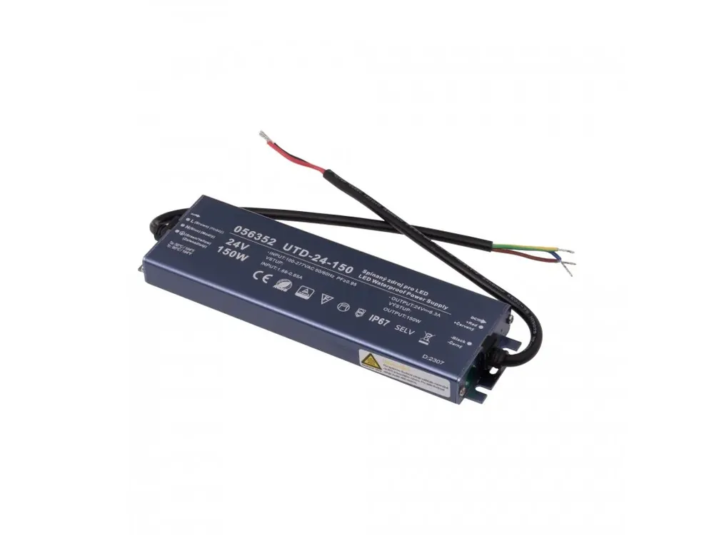Velmi populární - LED zdroj 24V 150W UTD-24-150 Záruka 5 let