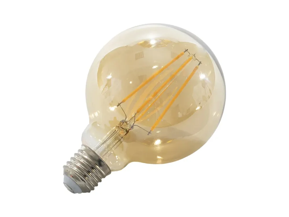 LED žárovka E27 EKF4W G95 FILAMENT kulatá - Cenová bomba