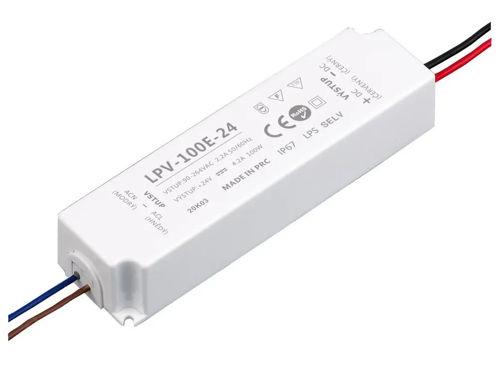 LED zdroj 24V 100W - LPV-100E-24 056084 T-LED | Výhodná cena