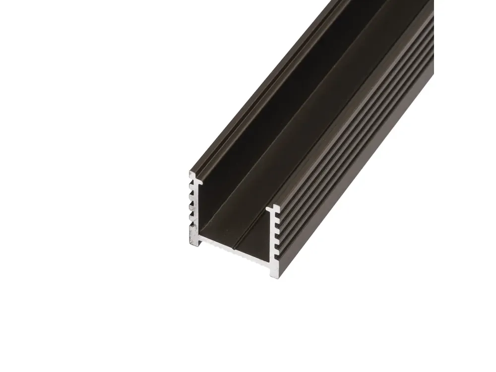 LED profil N12B - nástěnný bronzový - Premium