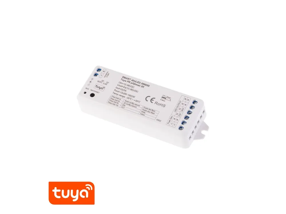 SMART přijímač dimLED Tuya PR 2K 2v1 | Nově přidáno