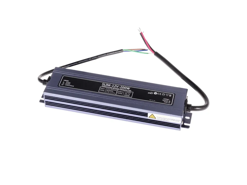 LED zdroj 12V 200W SLIM-12V-200W - Objednejte dnes