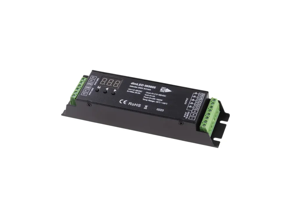Ušetřete více | DMX dimLED dekodér 5CH4A