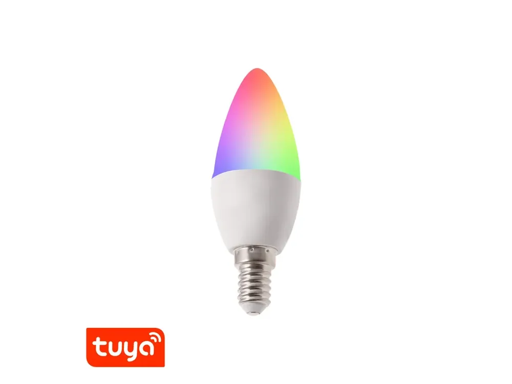 Speciální cena | SMART LED žárovka E14 Tuya RGBCCT TU5W