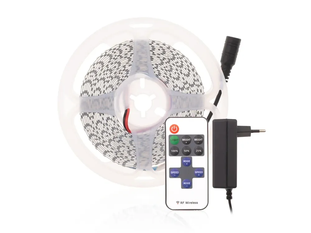 Sada LED pásku 5m 35W 12V-5M10W | Profesionální kvalita
