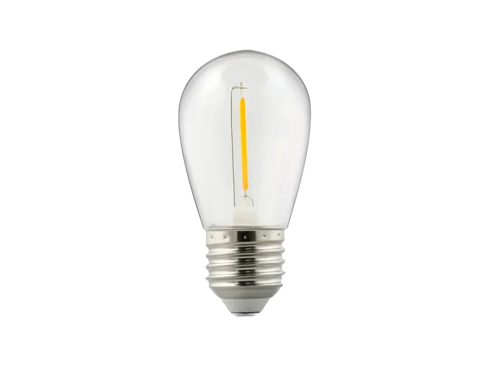 Skvělá cena | LED žárovka E27 1W FILAMENT S14
