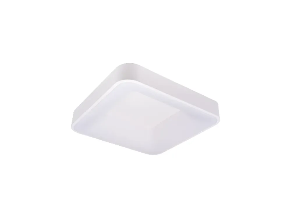 LED svítidlo ZULU 48W CCT hranaté bílé stropní | Snadné vrácení
