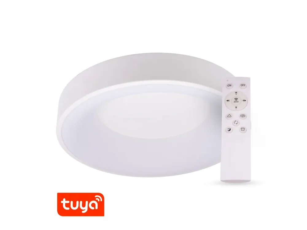 Rychlá doprava - SMART Tuya LED svítidlo ZULU 60W CCT kulaté bílé