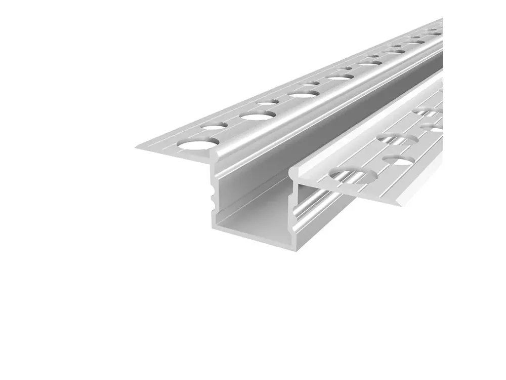 Zlevněno - LED profil GK18-3 stříbrný do SDK, profil bez krytu 1m 095130 T-LED