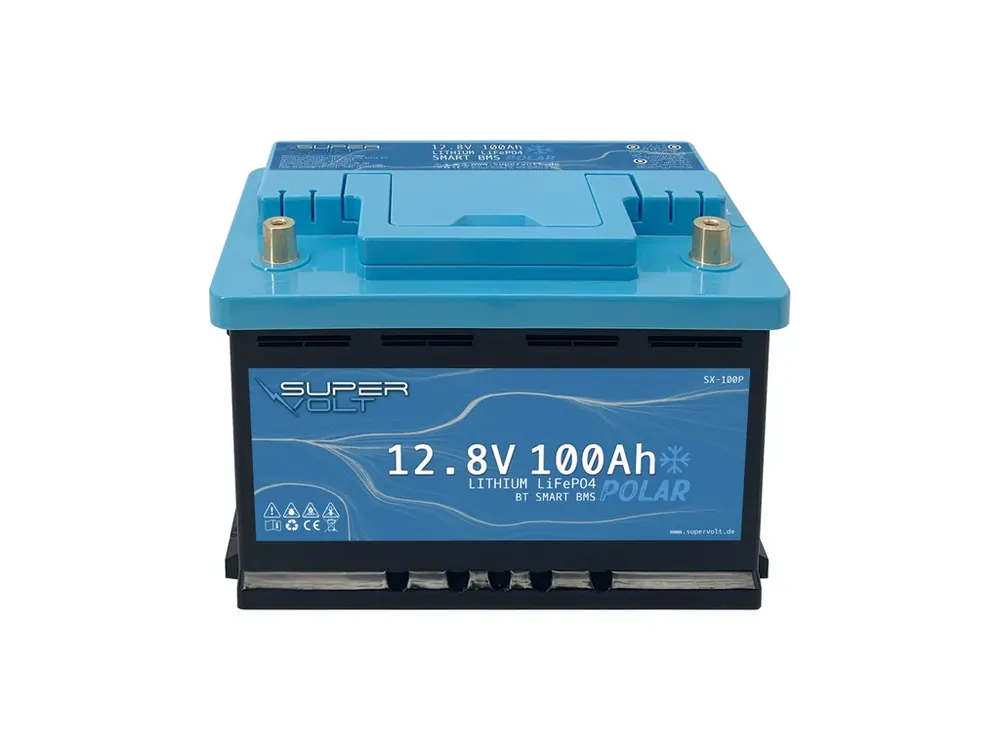 Přímo od výrobce | SuperVolt 100Ah 12,8V Polar Supervolt POLAR LiFePO4 100Ah 12,8V lithiová baterie s ohřívačem