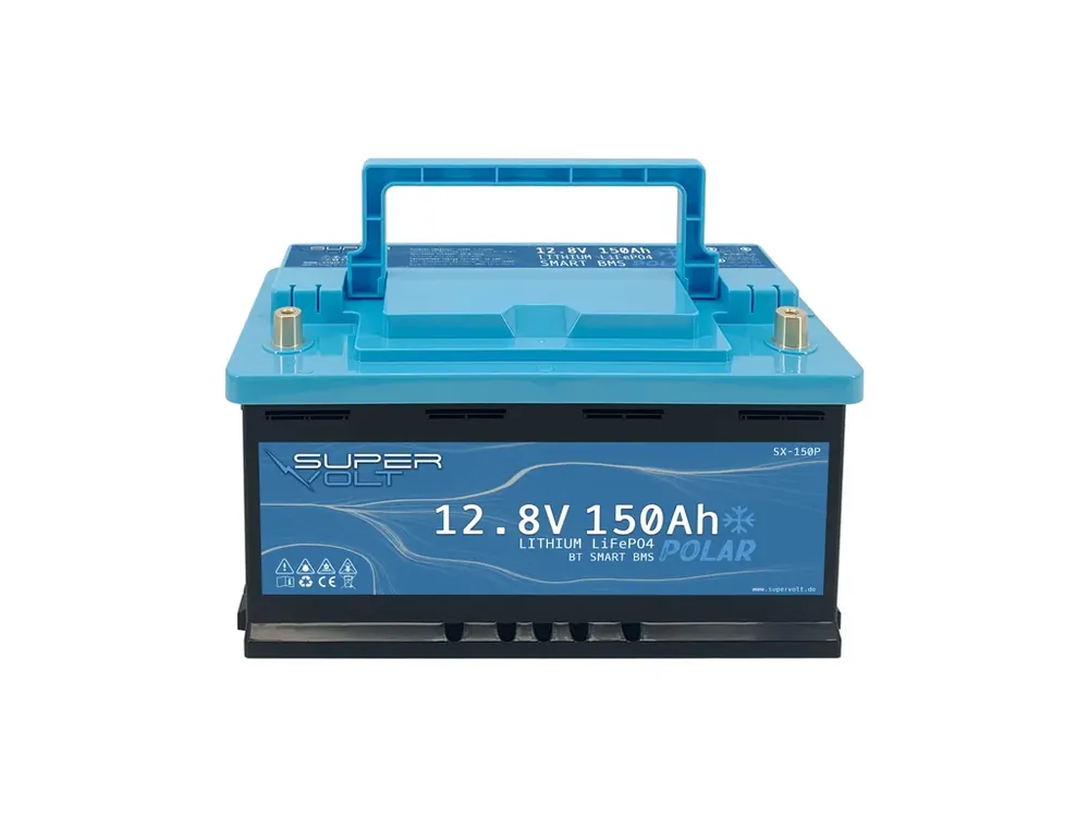 Nyní k dispozici | SuperVolt 150Ah 12,8V Polar Supervolt POLAR LiFePO4 150Ah 12,8V lithiová baterie s ohřívačem
