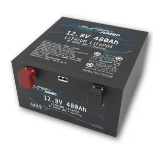 SuperVolt 480Ah 12,8V Jumbo Supervolt Jumbo 12,8V 480Ah LiFePO4 podsedlová baterie s vyhříváním a integrovaným Bluetooth | Ušetřete