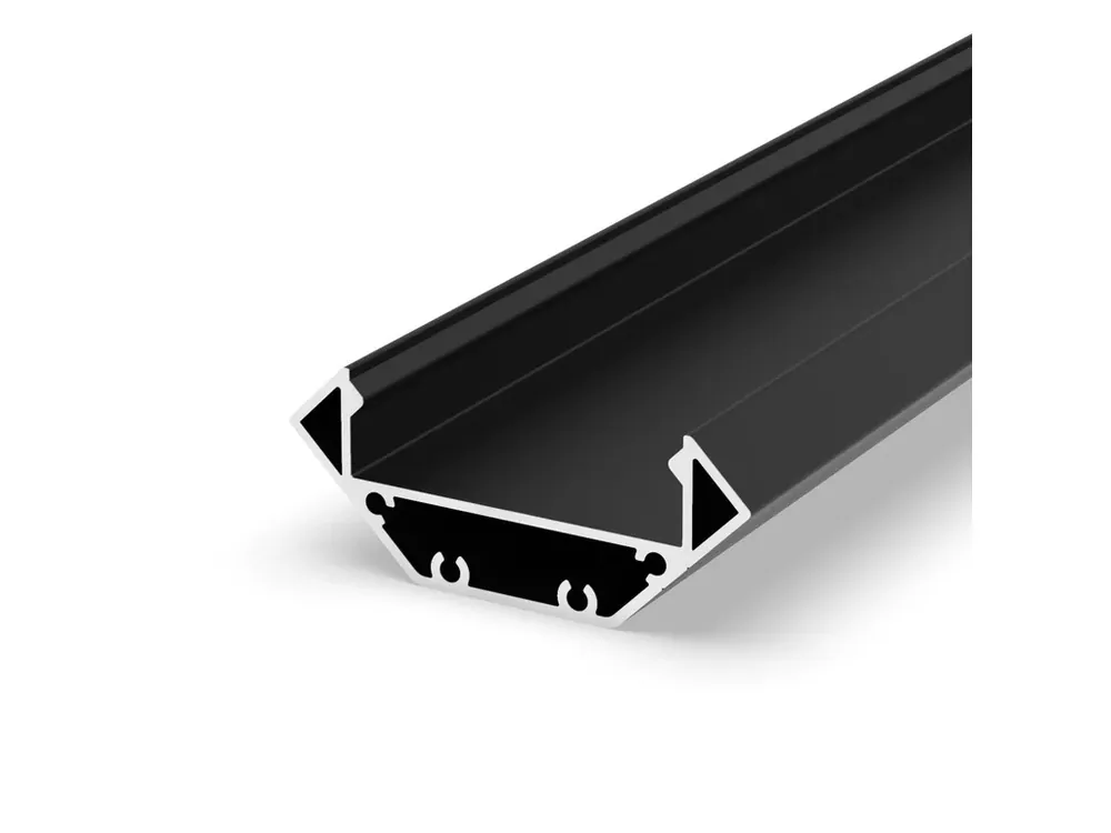 Velmi oblíbený produkt - LED profil P3-3 černý rohový