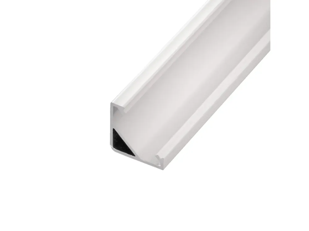 LED profil R6W bílý rohový 16*16 | Rychlé odeslání