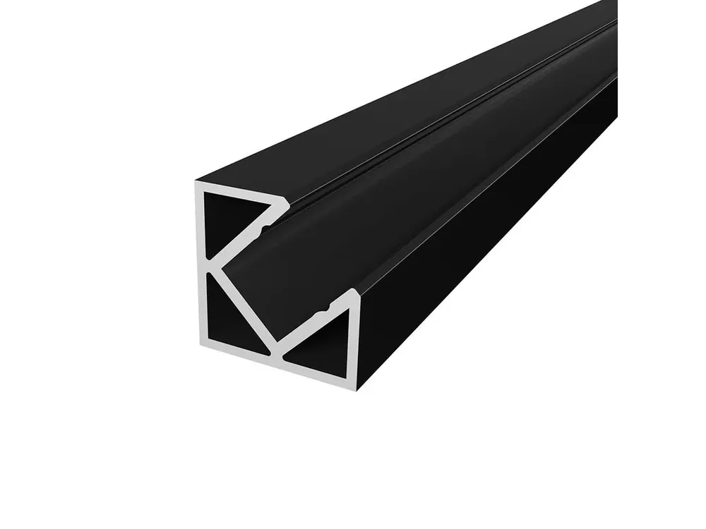 LED profil P3-5 černý mini rohový | Právě dorazilo