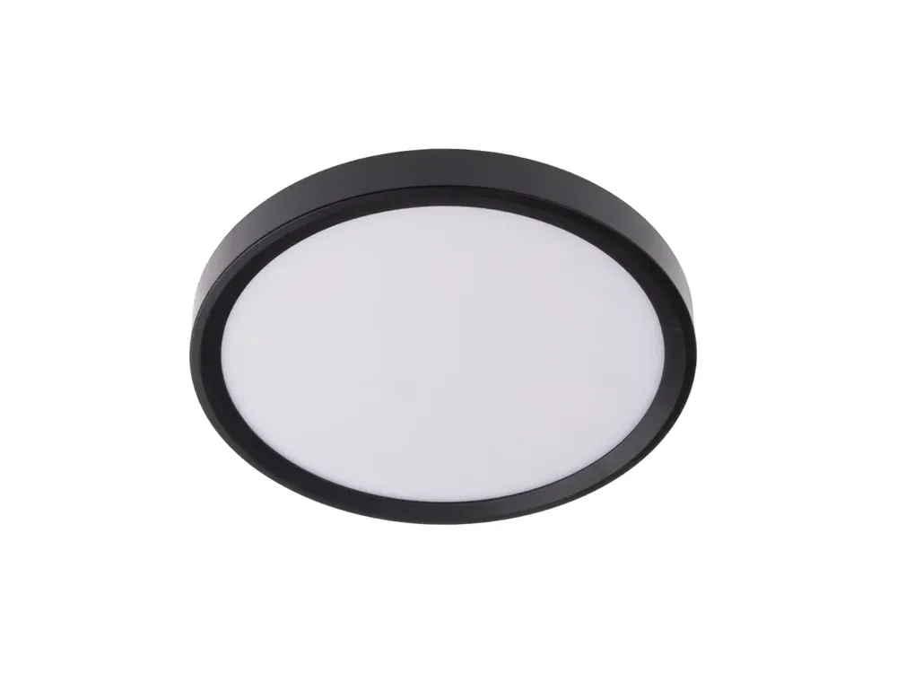 Téměř vyprodáno | LED panel PANKA 40W CCT černé kulaté stropní