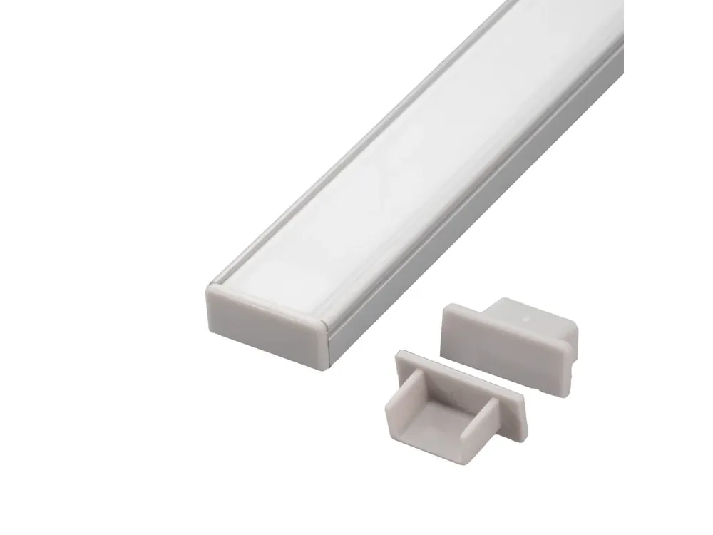 Bezpečný nákup - Koncovka profilu N14 šedá