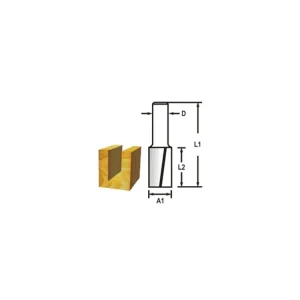 Velmi žádaný produkt - Drážkovací fréza 2 břit stopka 8 mm,24x25,4x57 mm