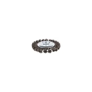 Ušetřete více - kotoučový kartáč z ocelového drátu,splétaný drát 0,5mm,125mm