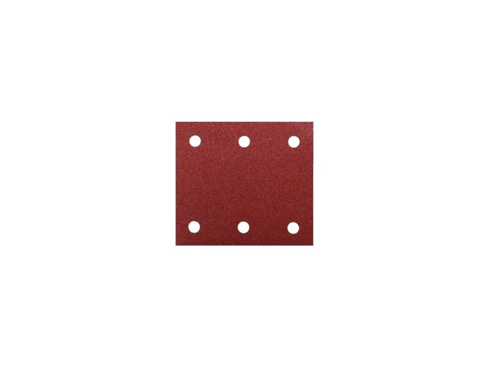 Top cena - papír brusný 102x114mm 6 děr K40, 50ks