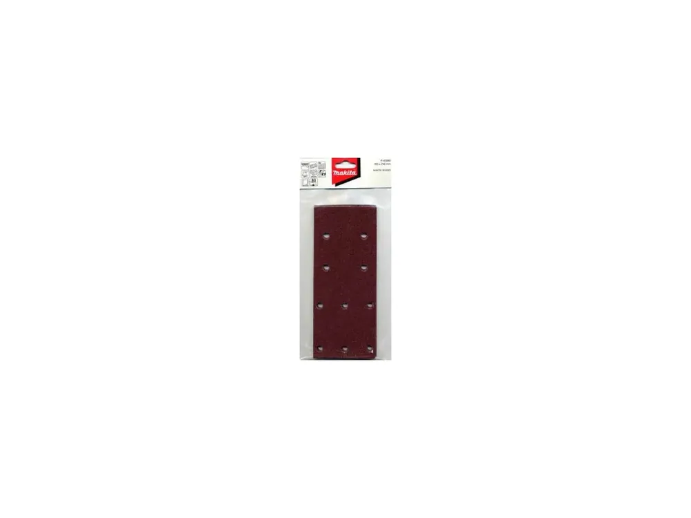 papír brusný suchý zip 100x240mm 10 děr K80, 10ks = old P-20666 - Časově omezená nabídka