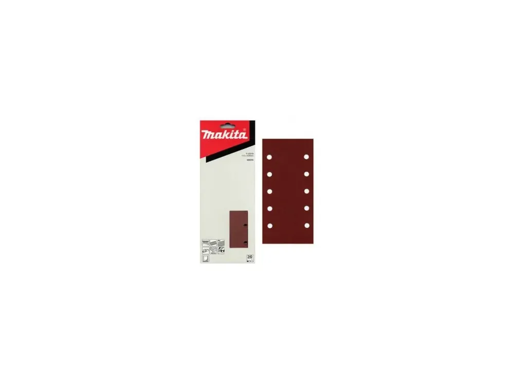Koupit online | papír brusný suchý zip 115x229mm 10 děr K120, 10ks = old P-02216
