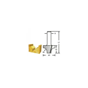 Top produkt | Profilová frézastopka 8 mm,38,1x28,6x60 mm STOP