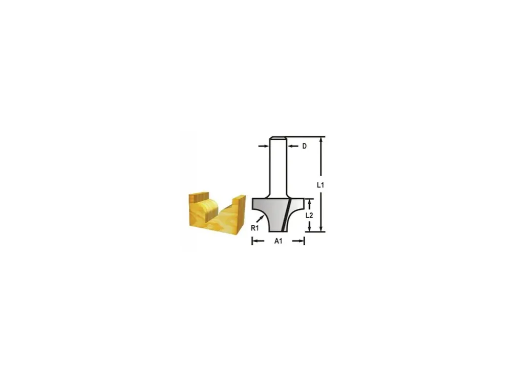 Top produkt | Profilová frézastopka 8 mm,38,1x28,6x60 mm STOP