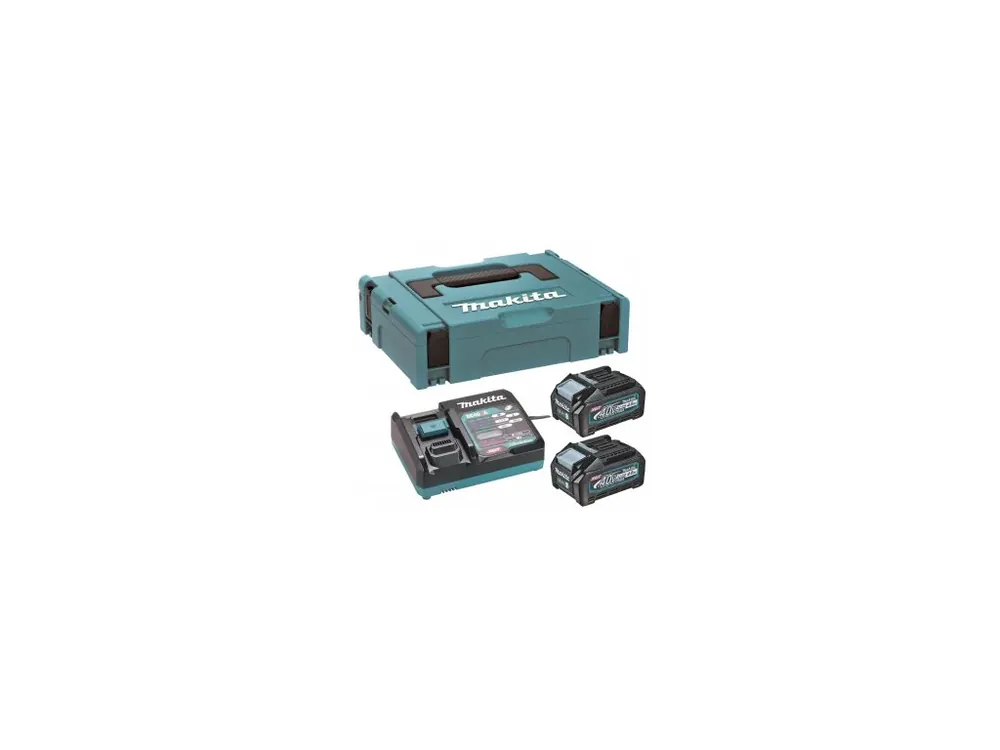 sada Li-ion XGT 40V 2xBL4040+DC40RA+Makpac STOP | Neváhejte