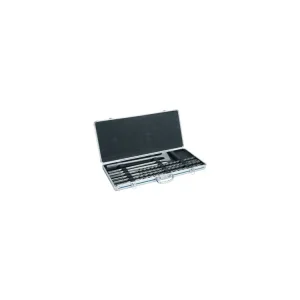 Skvělá cena - sada sekáčů a vrtáků SDS-Max v Al kufru vrtáky 18, 20, 22, 25x540mm, špičák + 2x plochý sekáč 25mm