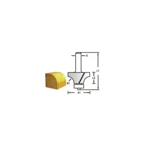 Do košíku | Zaoblovací fréza s ložiskem stopka 8 mm,17,3x8x51 mm R=2,3mm