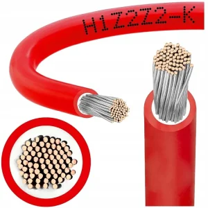 Skvělá nabídka - Solarní kabel H1Z2Z2-K 6 - FVE kabel červený 6mm