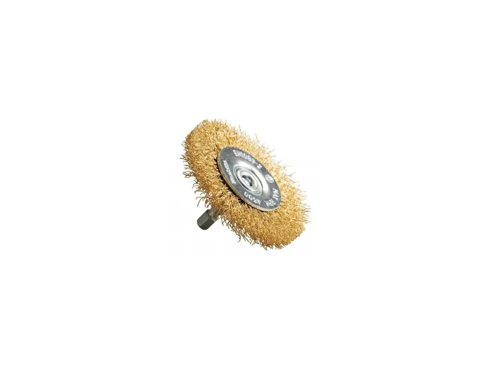 Profesionální kvalita | Kotoučový kartáč potažený mosazí pr. 63 mm