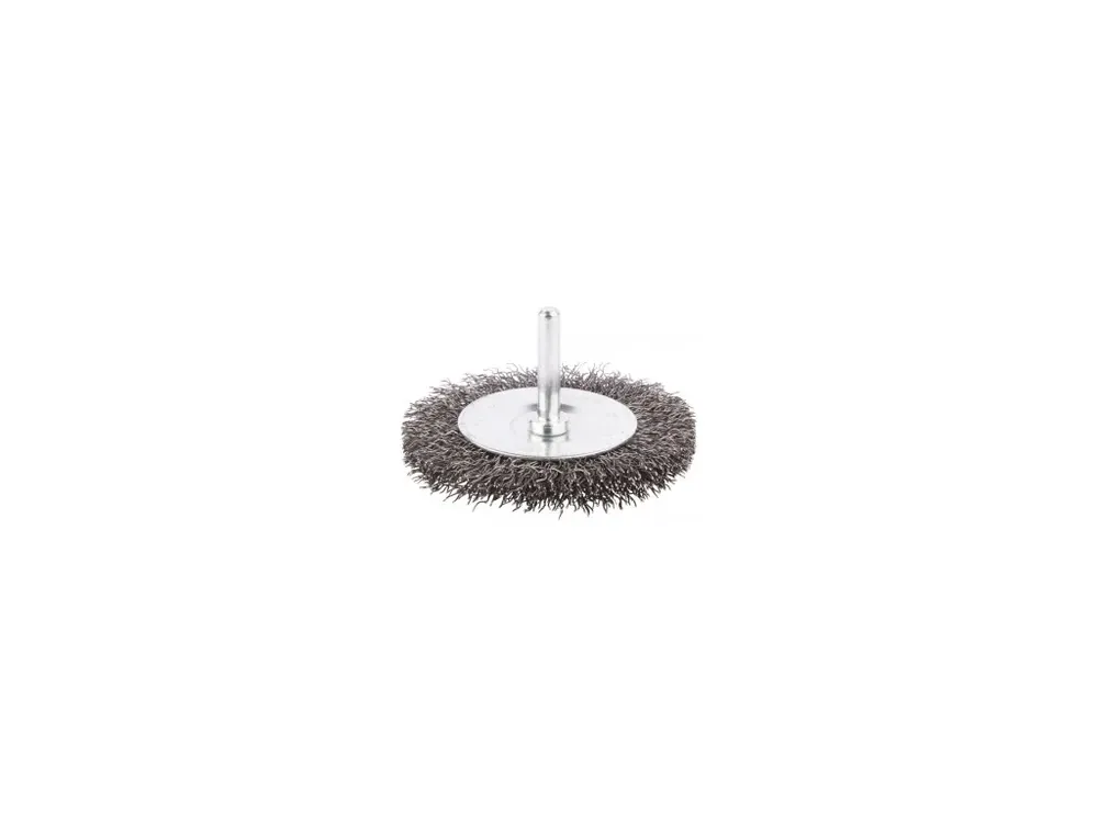 Slevy | kotoučový kartáč z ocelového drátu,válcová stopka,75x6mm