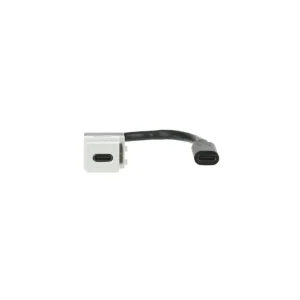 Zásuvka USB-C (keystone s kabelem), bílá - Skvělá cena