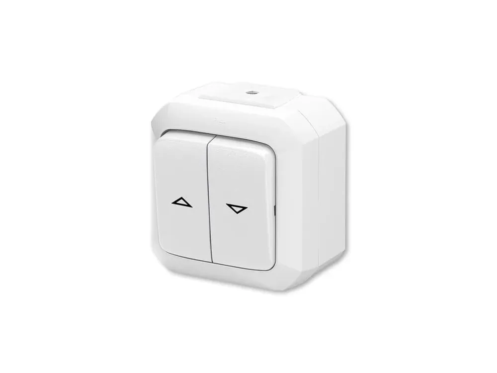 Ovládač žaluziový jednopólový (řazení 1/0+1/0 s blokováním), IP54 - Top produkt