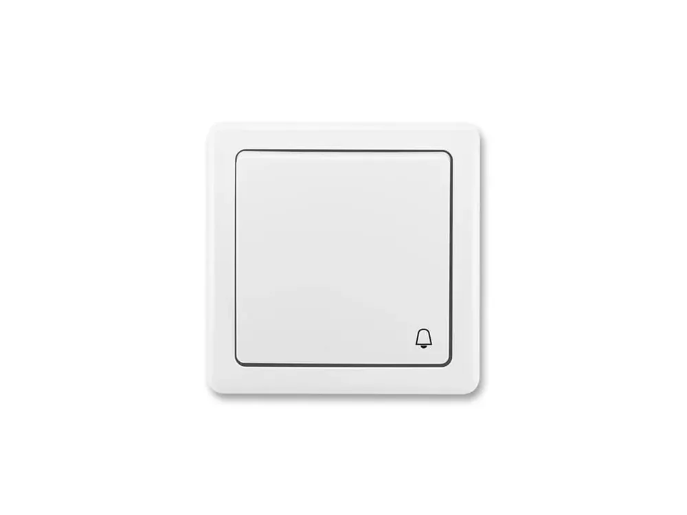 Ovládač zapínací kompletní, se symbolem zvonku ř.1/0, 10A, 250 V AC - Tovární cena