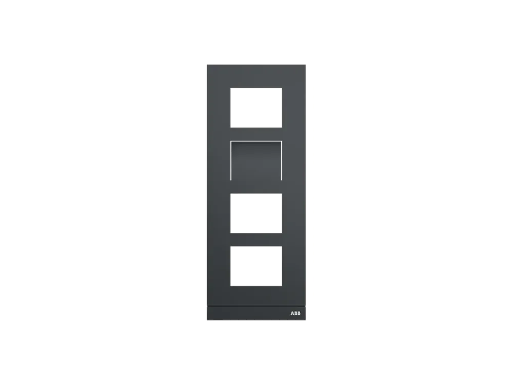 Kryt VIDEO tabla, velikost 1/4 (135 mm), antracit | Skladem
