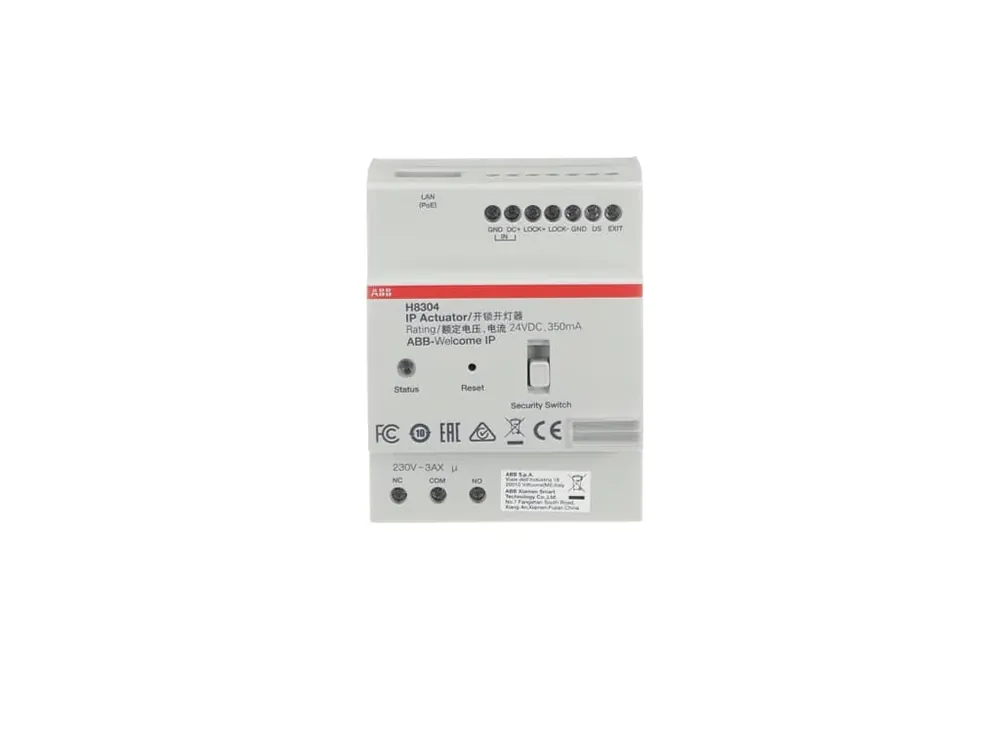 Člen akční spínací, 1x 12V DC/500mA a 1xNC/NO, LAN (Welcome IP), řadový - Oblíbený produkt