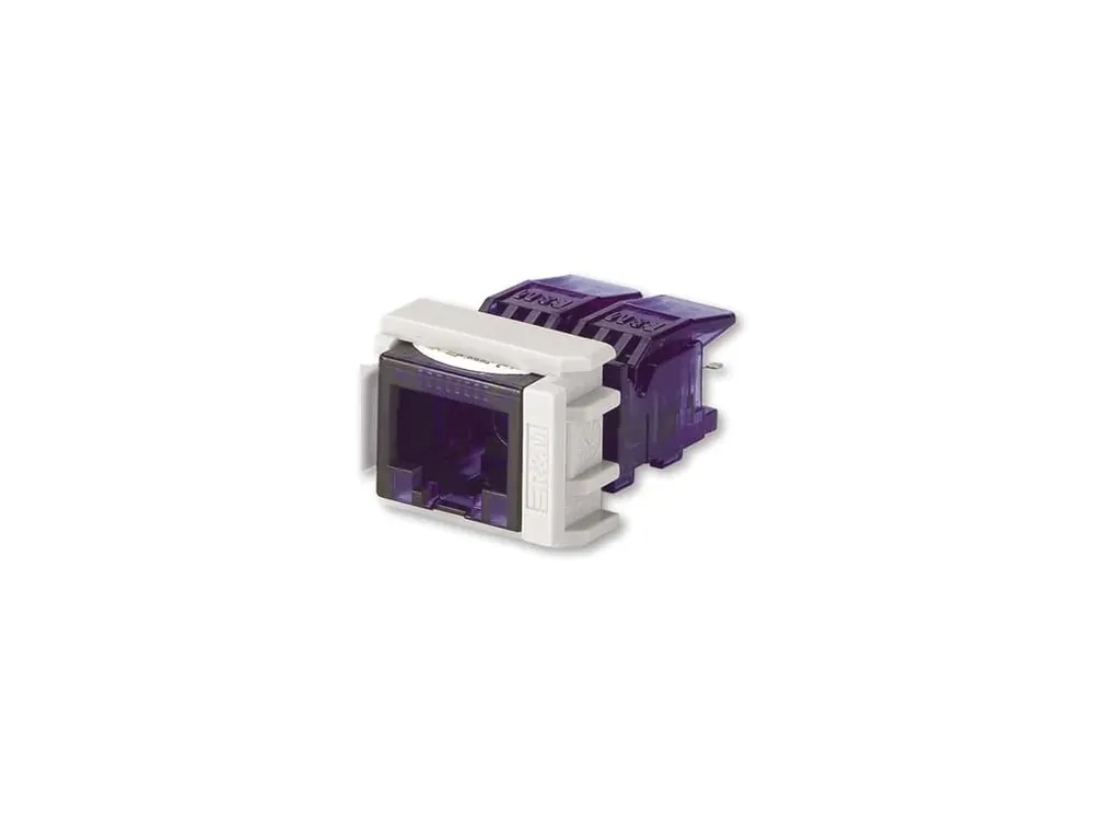 Poslední kus - Zásuvka RJ 45-8 Cat. 6 nestíněná (R&De Masssari) - do nosné masky